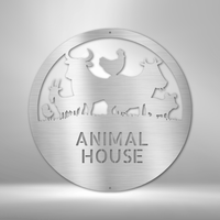 Thumbnail for Animal House Monogram - Steel Wall Art Sign