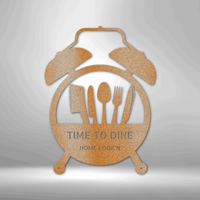 Thumbnail for Food Time Monogram - Steel Sign