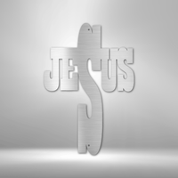 Thumbnail for Jesus Cross - Steel Sign