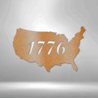 Thumbnail for 1776 American - Steel Wall Sign