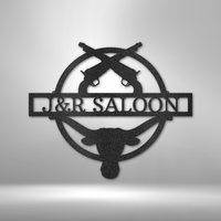 Thumbnail for Saloon Monogram - Steel Sign