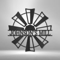Thumbnail for Windmill Monogram - Steel Sign