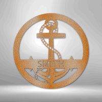 Thumbnail for Elaborate Anchor - Steel Sign