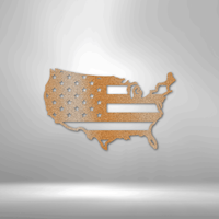 Thumbnail for USA Flag - Steel Sign