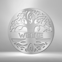 Thumbnail for Personalized Tree of Life - Steel Sign