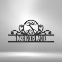 Thumbnail for Scroll Family Name - Personalize this Wall Art-Sign with two different lines of text. It's versatile, custom, and works almost anywhere!