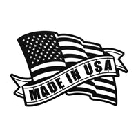 Thumbnail for Bed room, Wall Art of Flag with banner, Made in USA. Made of steel and powder coated. Flag with banner, Made in USA. Made of steel and powder coated.