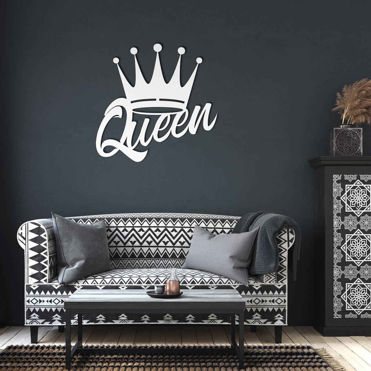 Queen-Crown 5-07_Steel Wall Art