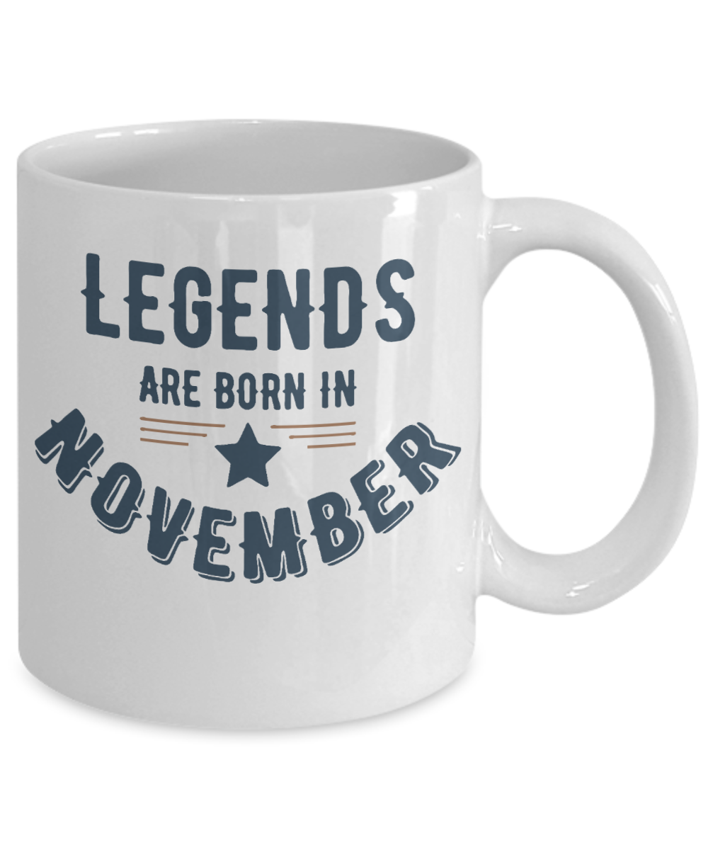 November-Legends Birthday-Mug 11.oz