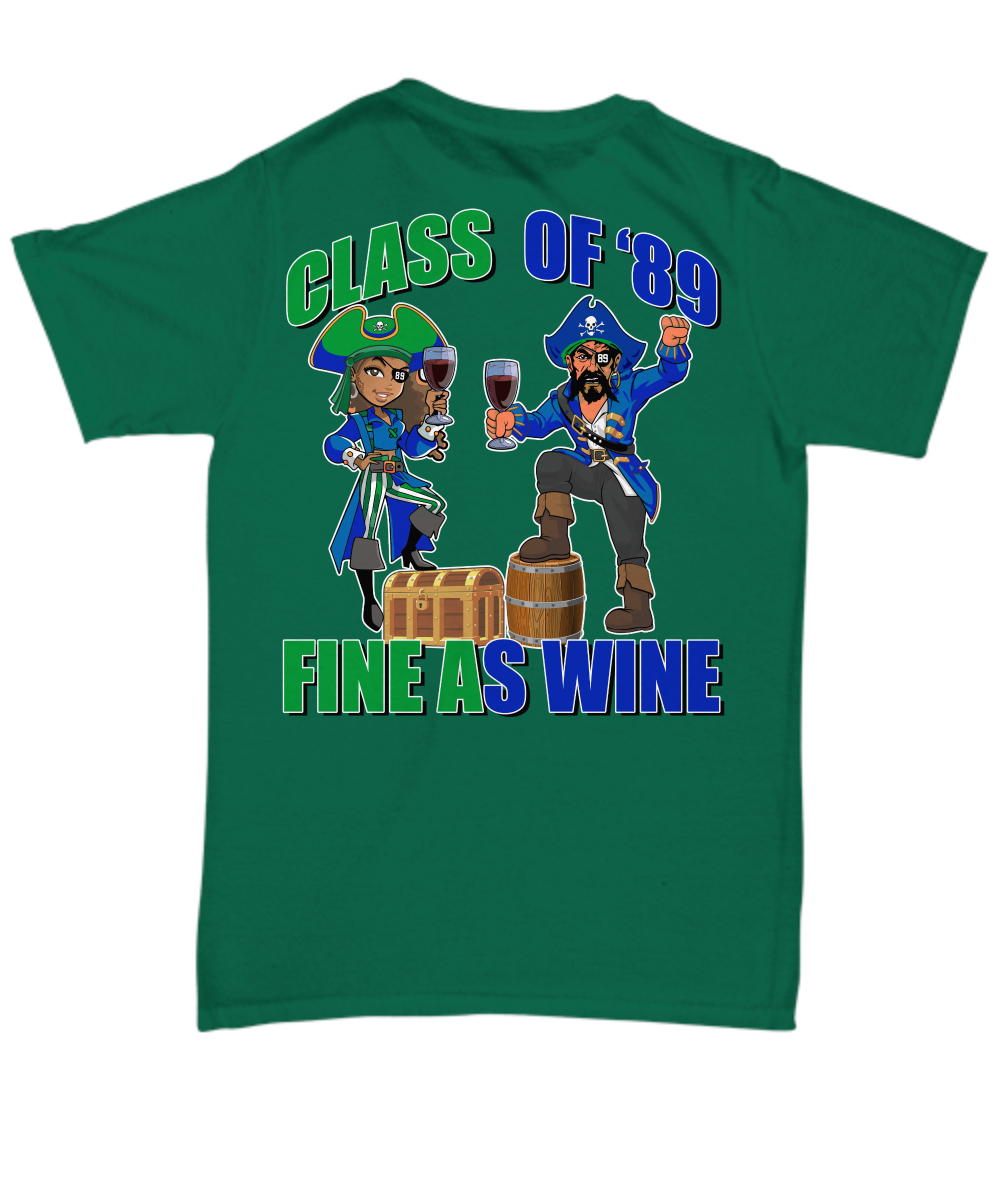 South Shore-We Bleed Blue and Green-tee 2 side