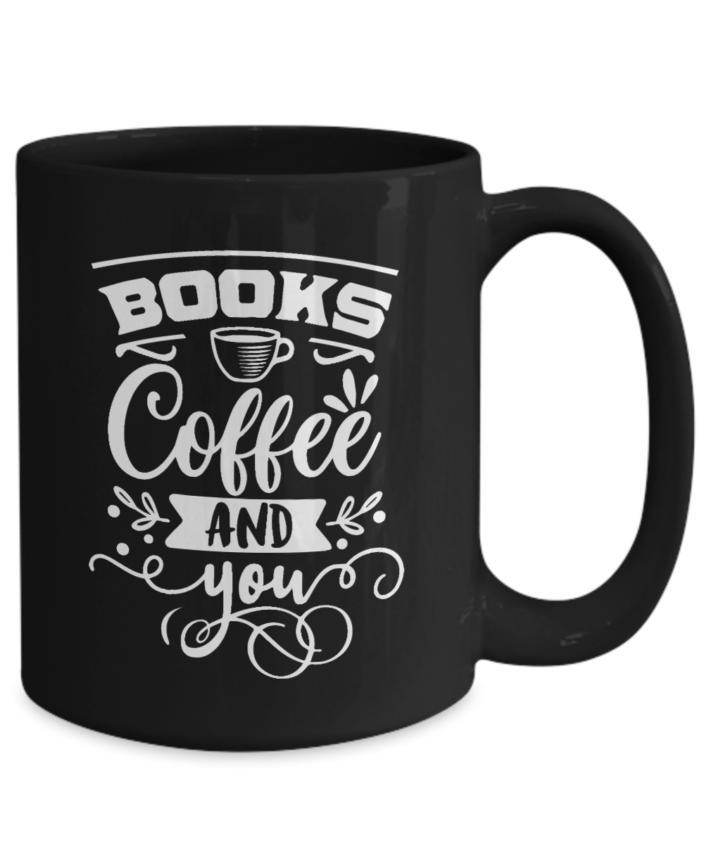 Books coffee and you-fun coffee cup