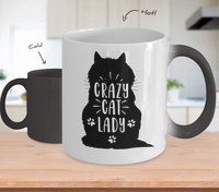 Thumbnail for CRAZY CAT LADY-Color Change Mug 01