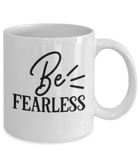 Thumbnail for Inspirational Mug-Be FEARLESS-Religious Coffee Cup