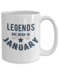Thumbnail for January Legends Birthday Mug 15.oz
