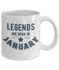 Thumbnail for January Legends Birthday Mug 11.oz