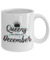 Thumbnail for Fun Birthday Mug-Queens are Born in December v2