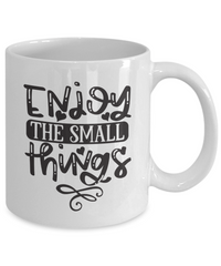Thumbnail for Inspirational Mug-Enjoy the small things-Coffee Cup