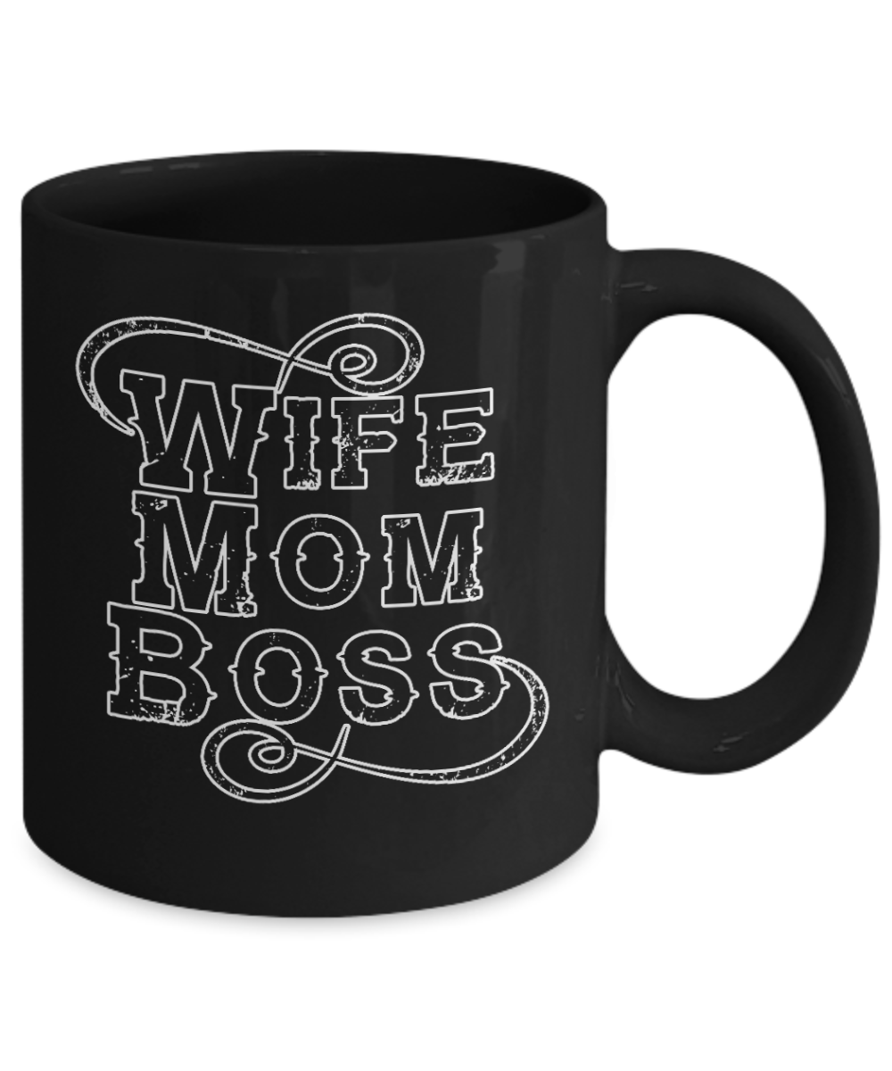 fun coffee cup-Wife-Mom-Boss-fun mug