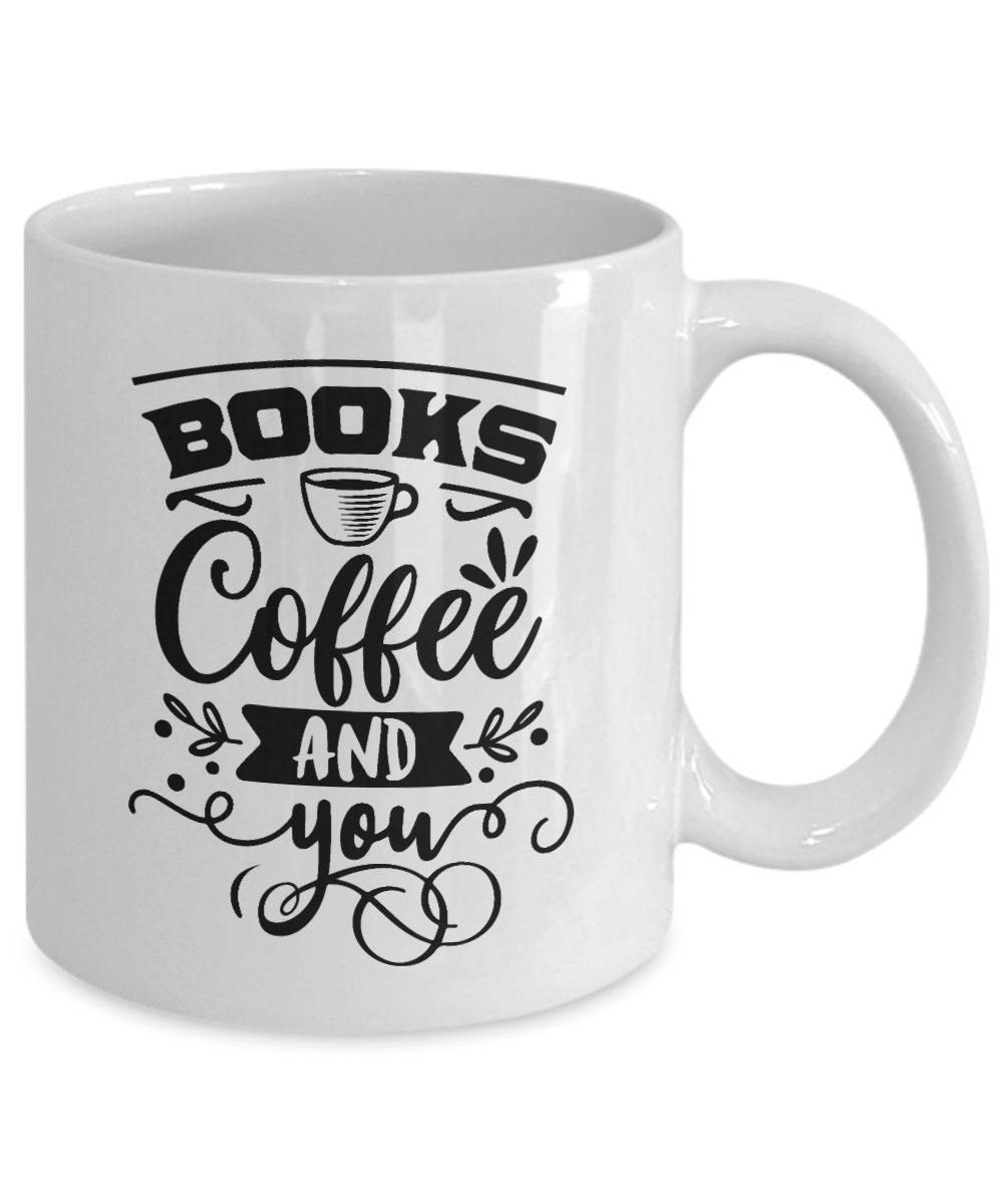 Books coffee and you-Fun Mug