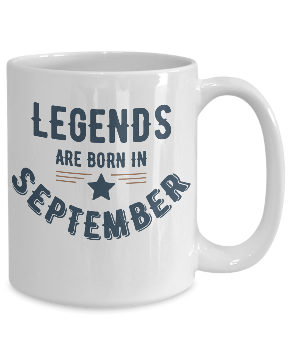September Legends Birthday-Mug 15.oz