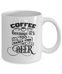 Thumbnail for fun mug-Coffee because beer