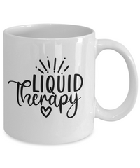 Thumbnail for Funny Mug-Liquid Therapy-Funny Coffee Cup