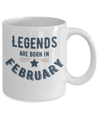 Thumbnail for February Legends Birthday Mug 11.oz