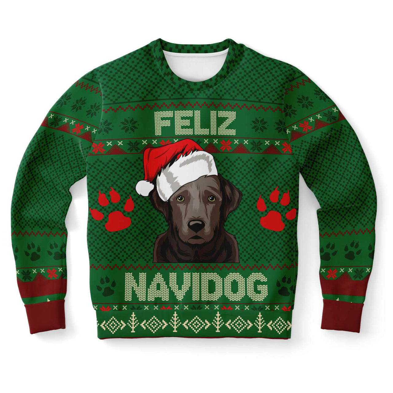 Feliz Navidog-Labrador-Ugly Christmas Shirt