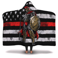 Thumbnail for Fire Fighter-Warrior Hooded Blanket - JaZazzy 