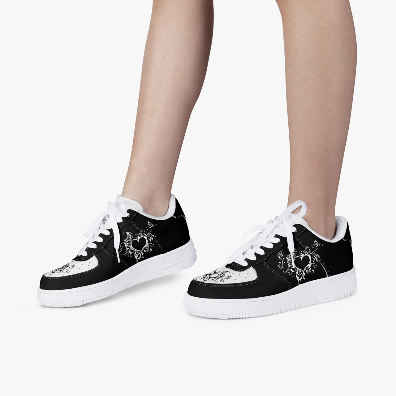 Kennedy Blk_Hrt_Frame v3 Low_Top_Unisex_Sneaker