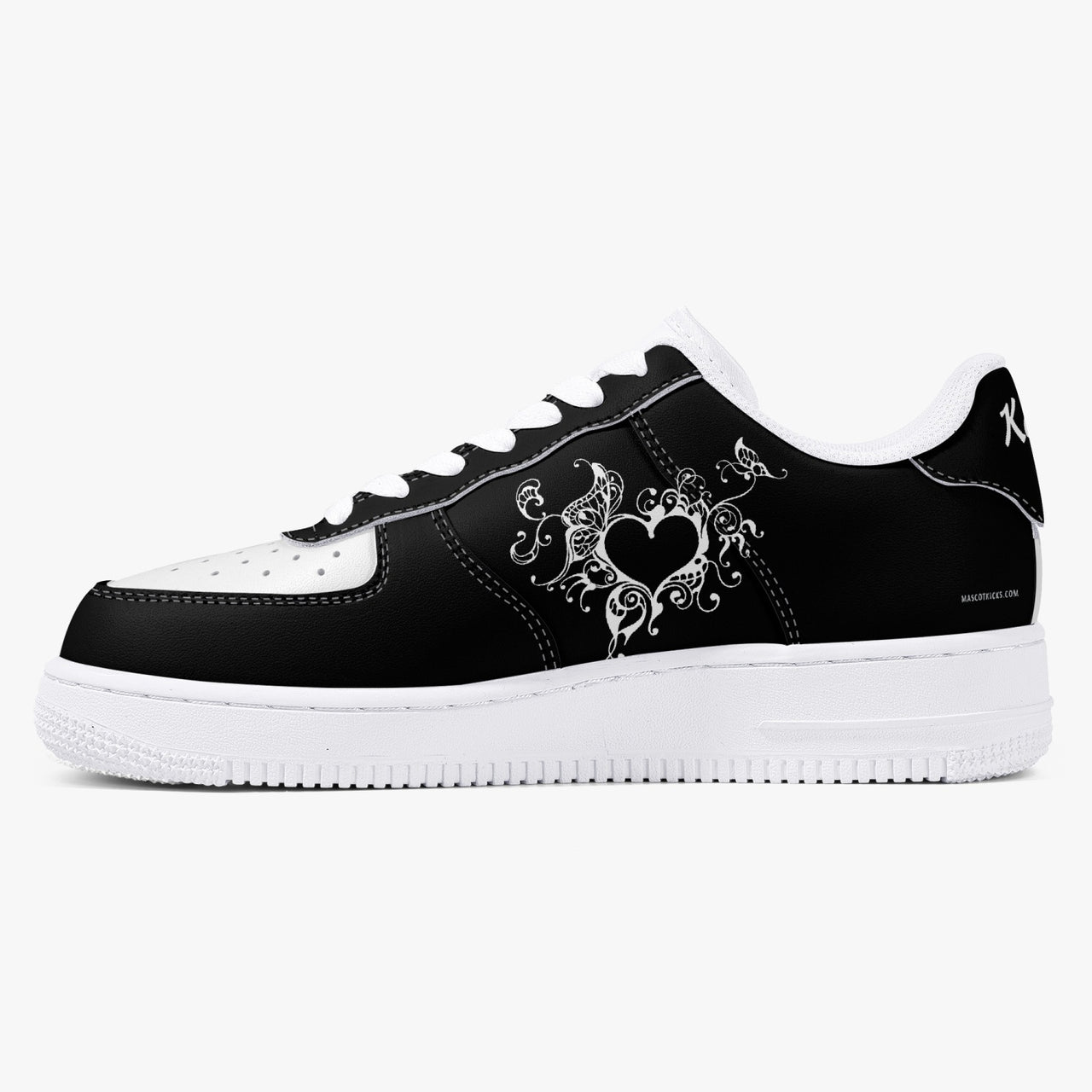 Kennedy v3C -Blk_Hrt_Frame-Low_Top_Unisex_Sneaker