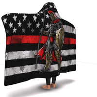 Thumbnail for Fire Fighter-Warrior Hooded Blanket - JaZazzy 