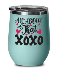 Thumbnail for All About That XO-Stemless Wine mug-green