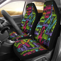Thumbnail for Custom-Made Holy Bible Books Pink Mixed Colors Car Seat Cover - JaZazzy 