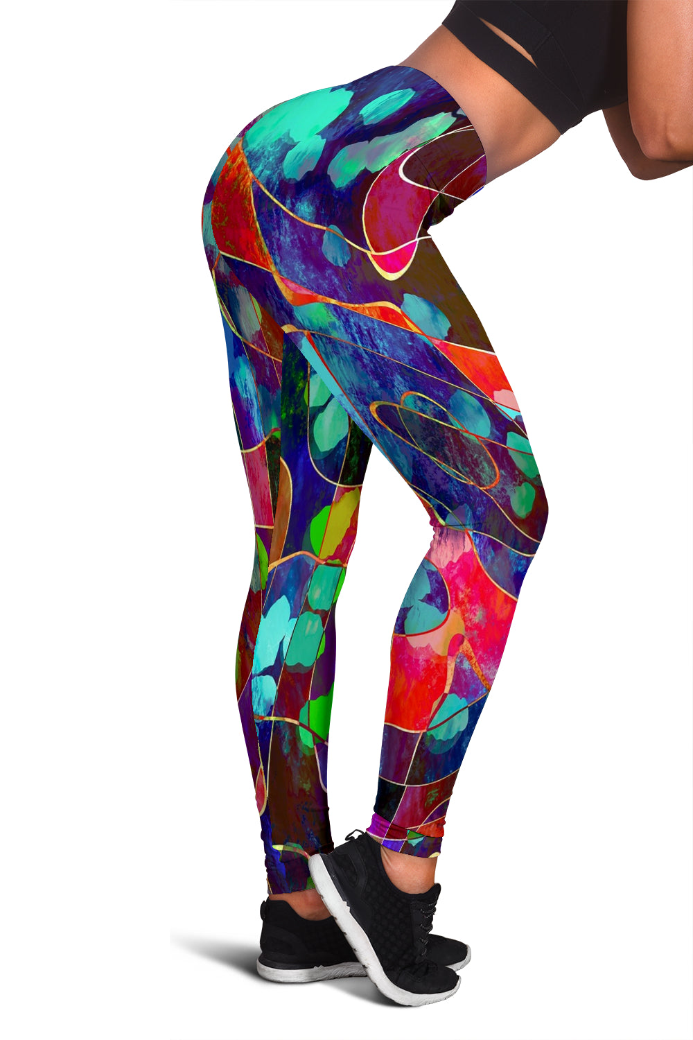 Rabanne abstract-print leggings | Smart Closet