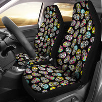 Thumbnail for JZP-Sugar Skull Car-SUV Seat Cover 01 - JaZazzy 