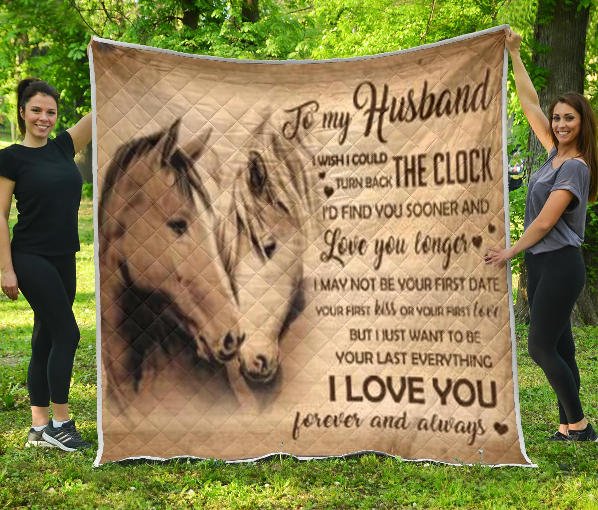 To My Husband Quilt