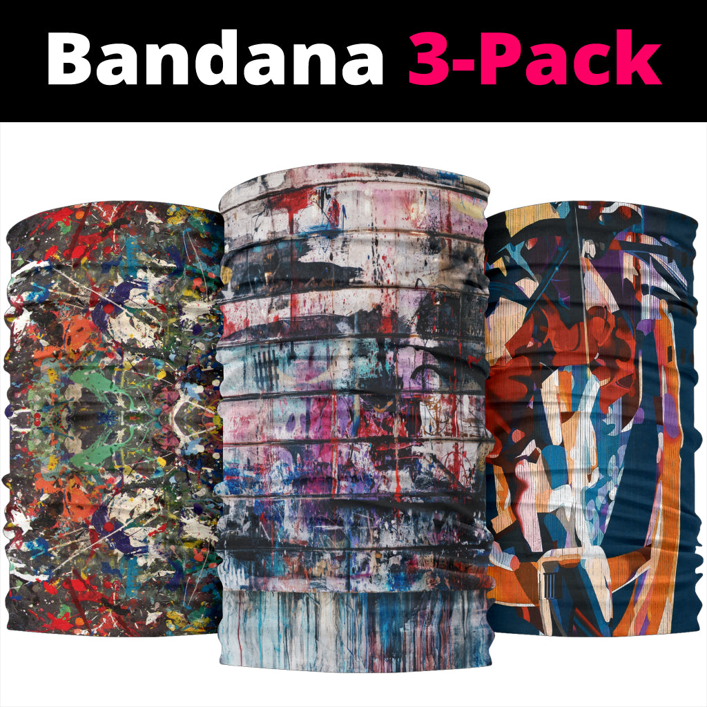 Street Art Paint Set - Bandana 3 Pack