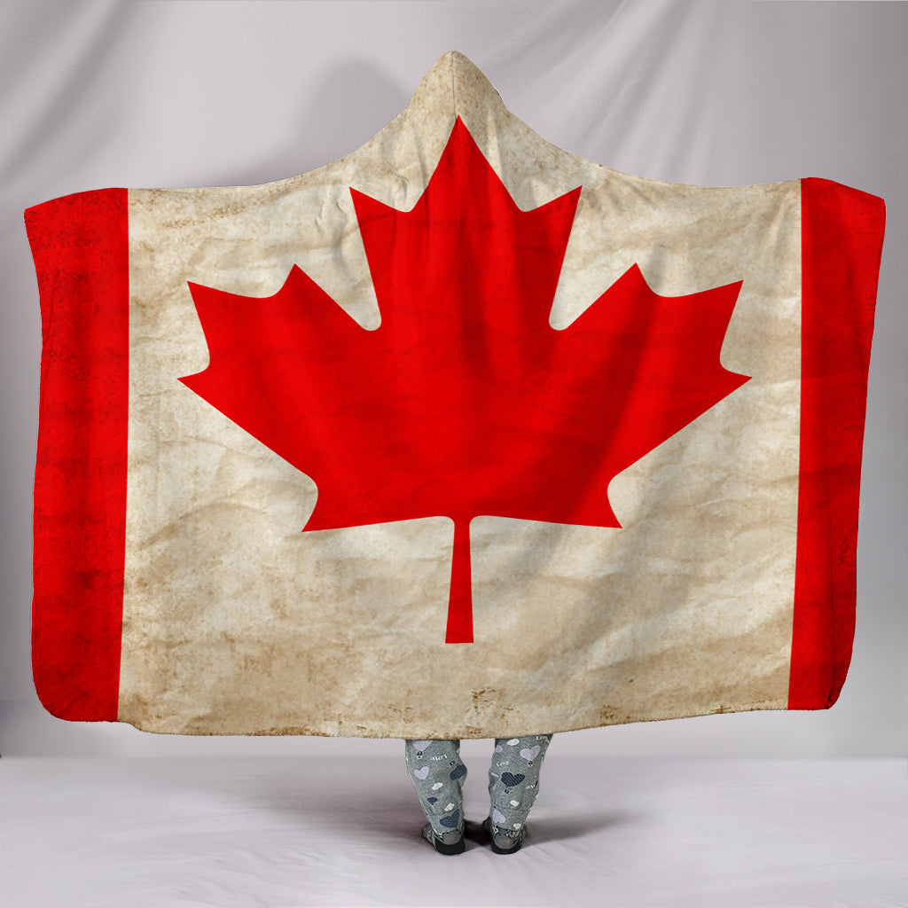 Hoodie Blanket - Canadian Flag - JaZazzy 