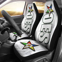 Thumbnail for JZP Order Eastern Star White Seat Cover A01A - JaZazzy 