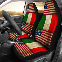 Thumbnail for JZP Flag American-Italian Seat Cover 01A - JaZazzy 