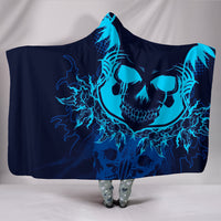 Thumbnail for 3D Skull Art Hooded Blanket 003 - JaZazzy 