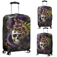 Thumbnail for 3D Skull and Dragon Luggage Cover 007 - JaZazzy 