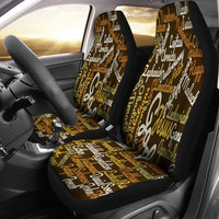 Thumbnail for Custom-Made Holy Bible Books Brown Car Seat Cover - JaZazzy 
