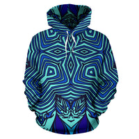 Thumbnail for Abstract Kaleidoscope All Over Print Hoodie - JaZazzy 