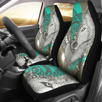 Thumbnail for Wolf Head Zentangle Car Seat Covers - JaZazzy 
