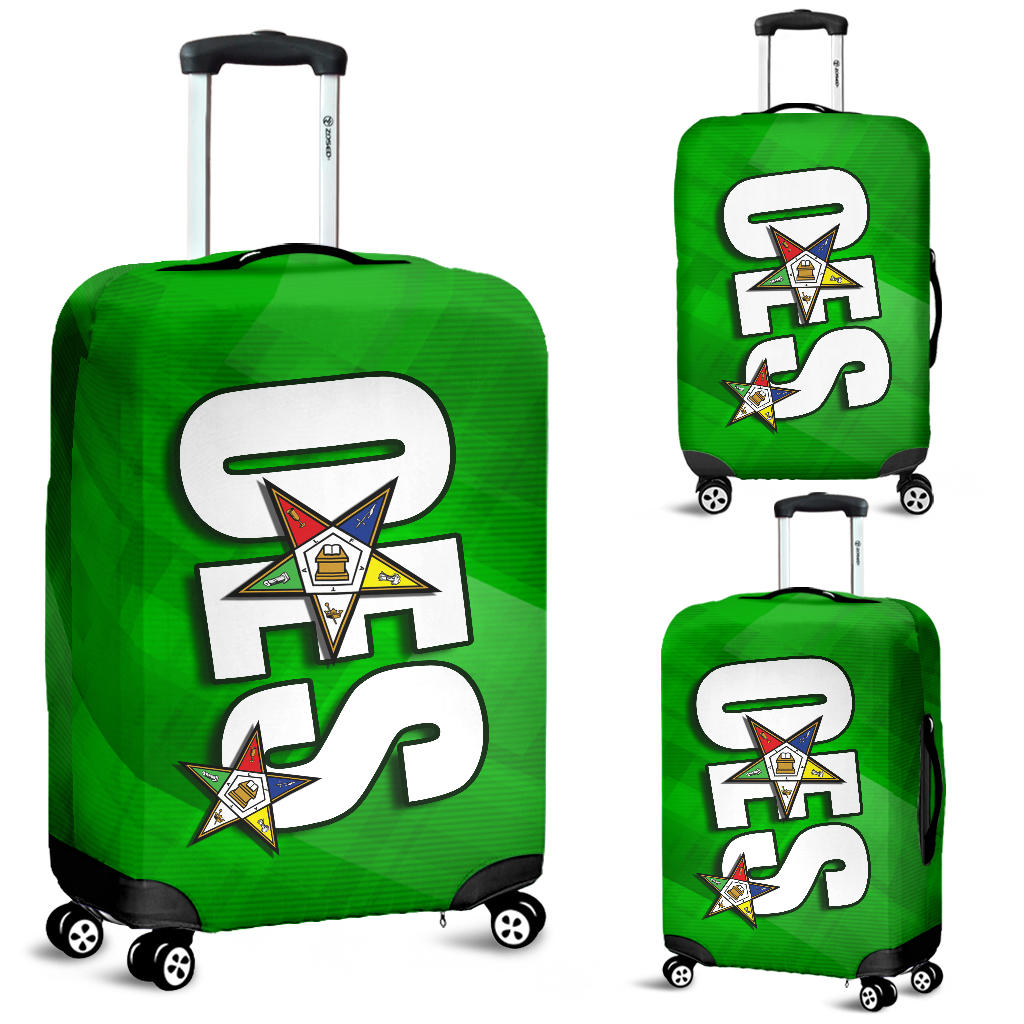 OES Luggage Cover_LA Special Edition 1 Green SQ - JaZazzy 