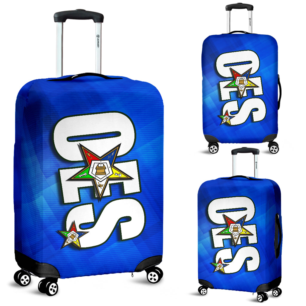 OES Luggage Cover 1C  Blue SQ - JaZazzy 