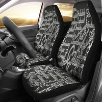 Thumbnail for Custom-Made Holy Bible Books White Black Car Seat Cover - JaZazzy 
