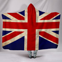 Thumbnail for Hoodie Blanket - British Flag_Red-White-Blue - JaZazzy 